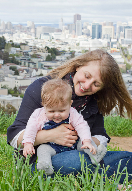 San Francisco Baby Photography - Kite Hill - mom and baby