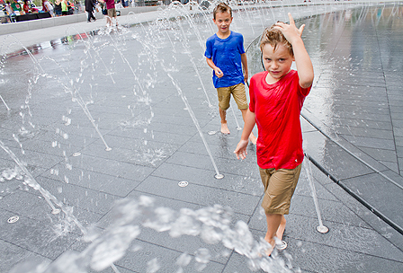 Downtown Cleveland Kids Photography