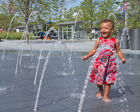 Downtown Cleveland Kids Photography