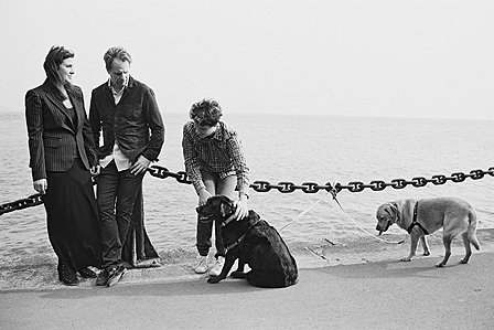 Black and White Film Family Photos San Francisco, CA - pet photography