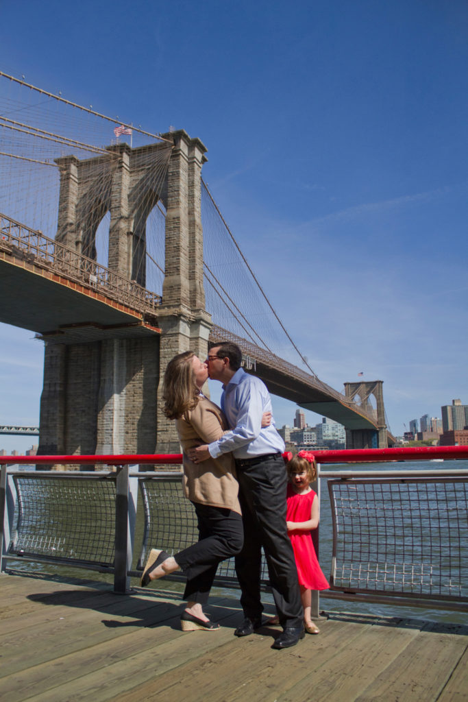 San Francisco Family Photographer - family portrait with Brooklyn Bridge