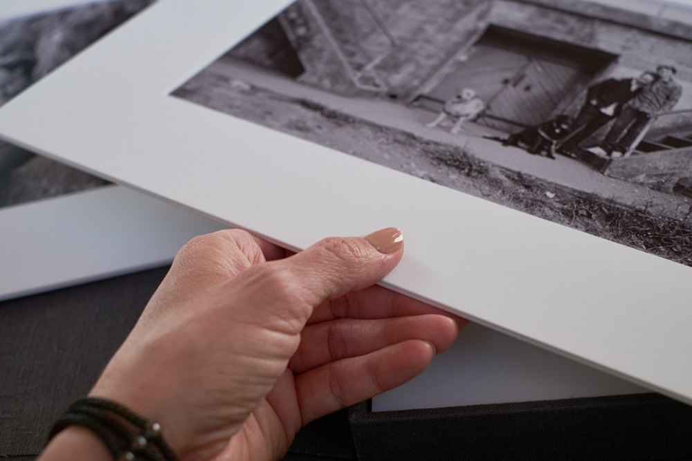 matted print box | Family Photo Display Pieces | Modern Family Photographer 