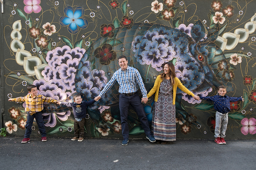 Wall Mural Family Portraits